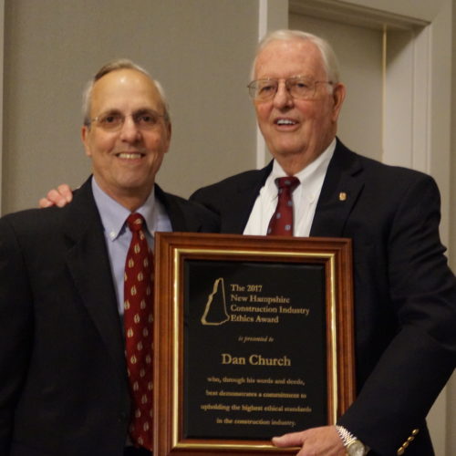 Dan Church awarded ethics award